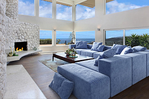 Стильный длинный диван Драм для гостиной